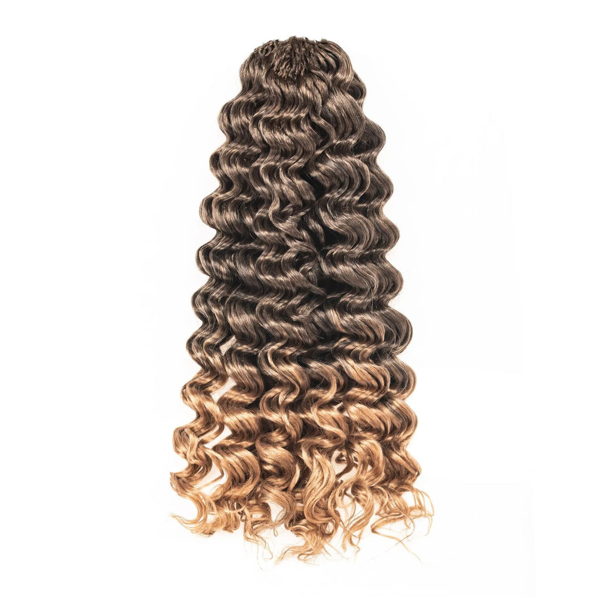 Long curly wig with side bangs, domestic silk, available in 10 to 22 inch lengths and six colour styles