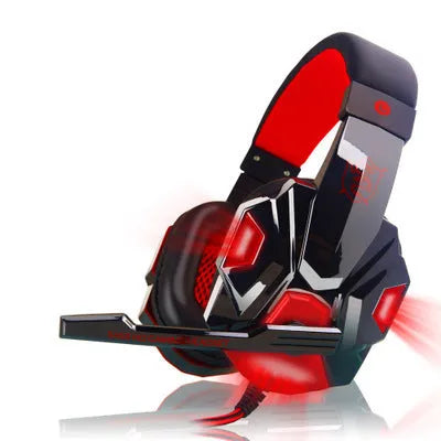 PC780 desktop gaming headset with microphone in black and blue colour option
