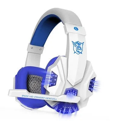 PC780 desktop gaming headset with microphone in black and blue colour option