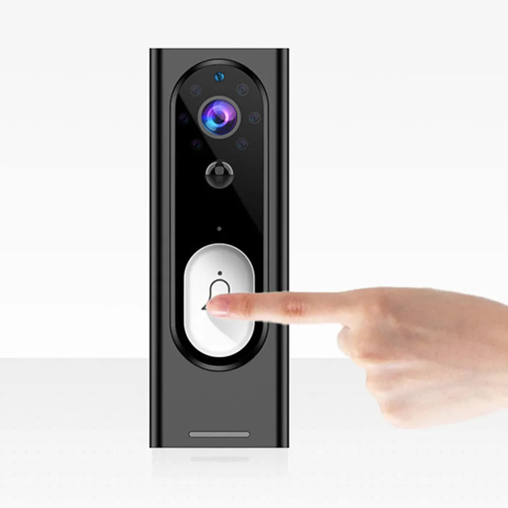 Wireless video doorbell smart home security camera 1080P voice intercom ABS outdoor door wall