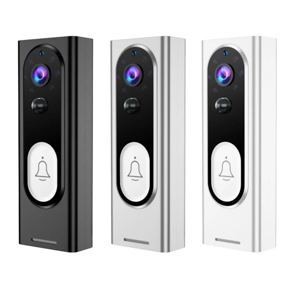 Wireless video doorbell smart home security camera 1080P voice intercom ABS outdoor door wall