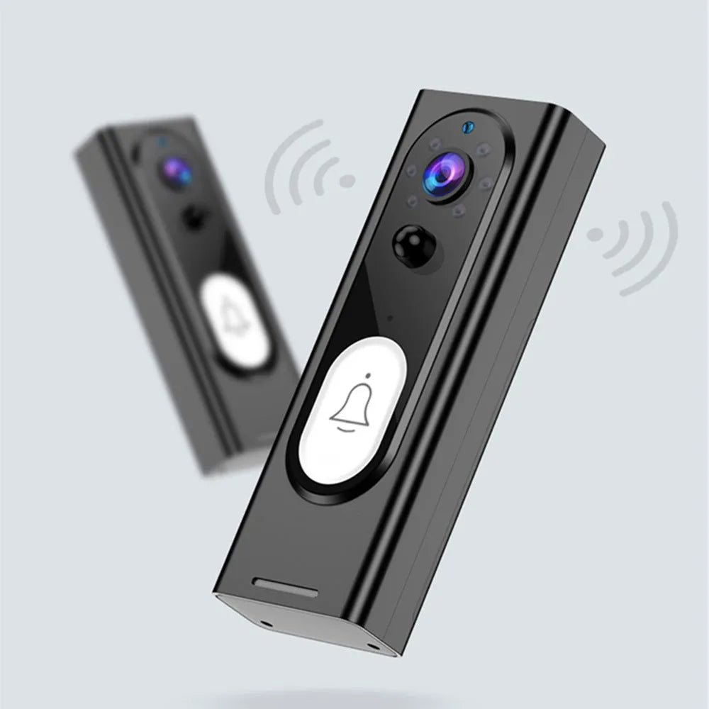 Wireless video doorbell smart home security camera 1080P voice intercom ABS outdoor door wall