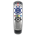 Black Dish Network universal remote control for satellite receivers and DVD systems