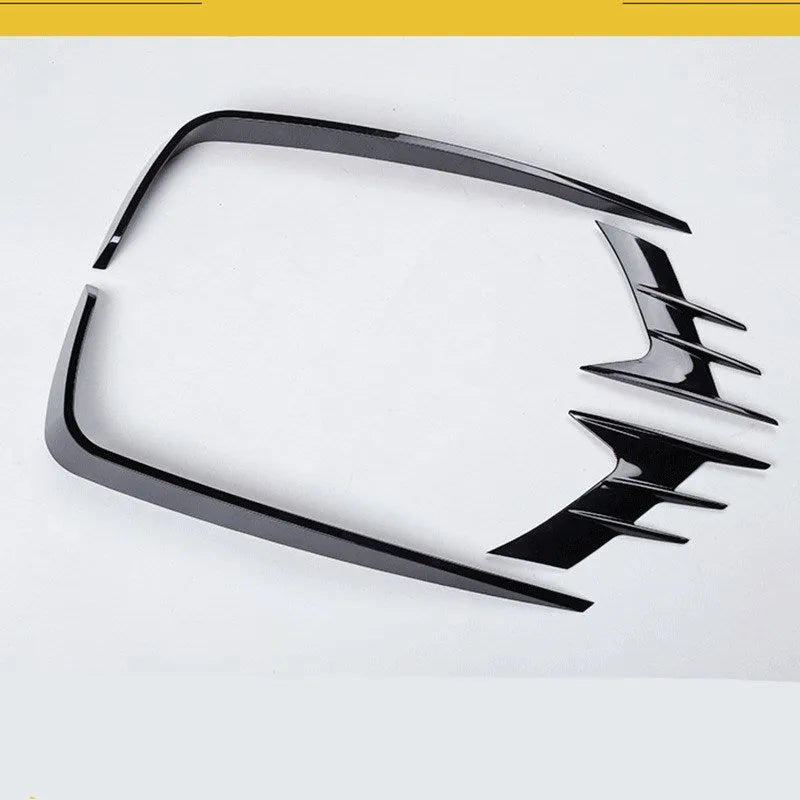 Black PP front fog lamp eyebrow modification blade for 10th generation YAGE