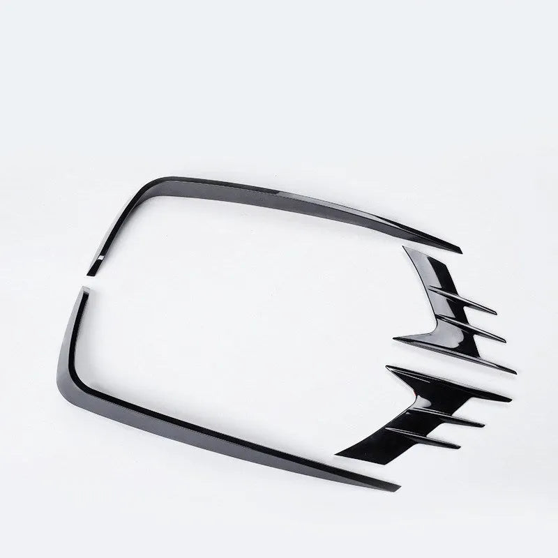 Black PP front fog lamp eyebrow modification blade for 10th generation YAGE