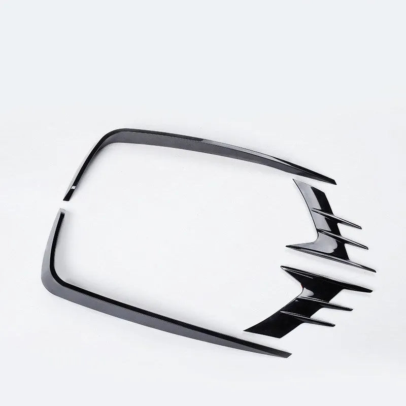 Black PP front fog lamp eyebrow modification blade for 10th generation YAGE