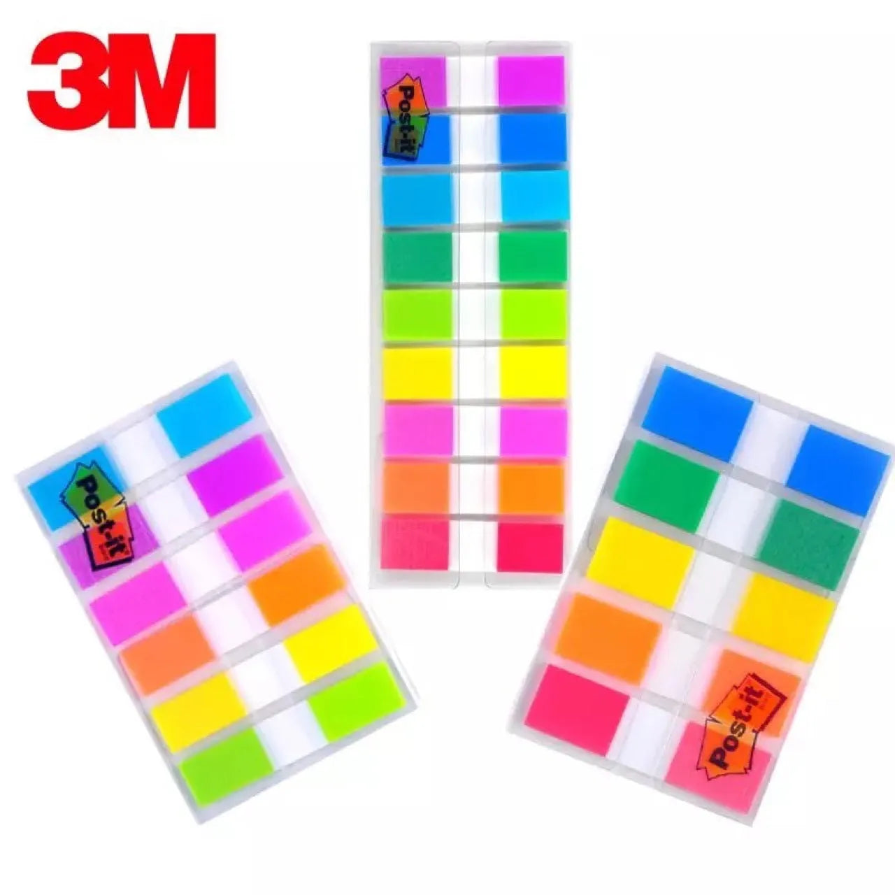 Pack of A683, B683, C683 removable plastic indicator labels showing 9.4mm by 44mm size and mixed colours.