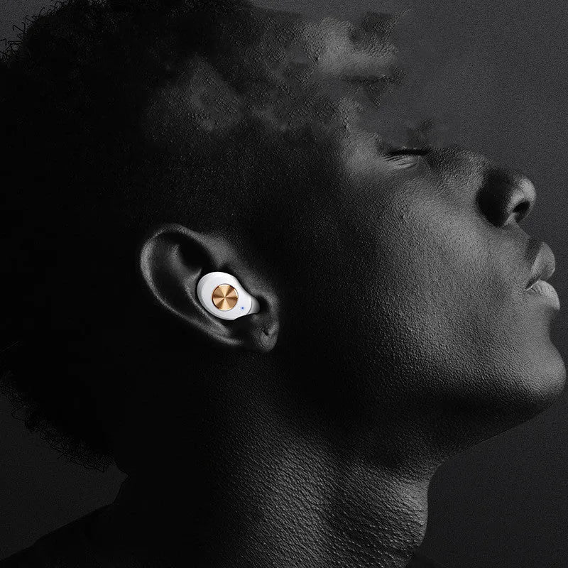 Pebble Series Wireless Bluetooth Mini TWS earbuds in charging case, shown in black, green, and white colour options.