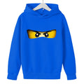 Kids fleece pullover sweatshirt in cotton, long sleeve, fun print, sizes 100-160cm, eight colours