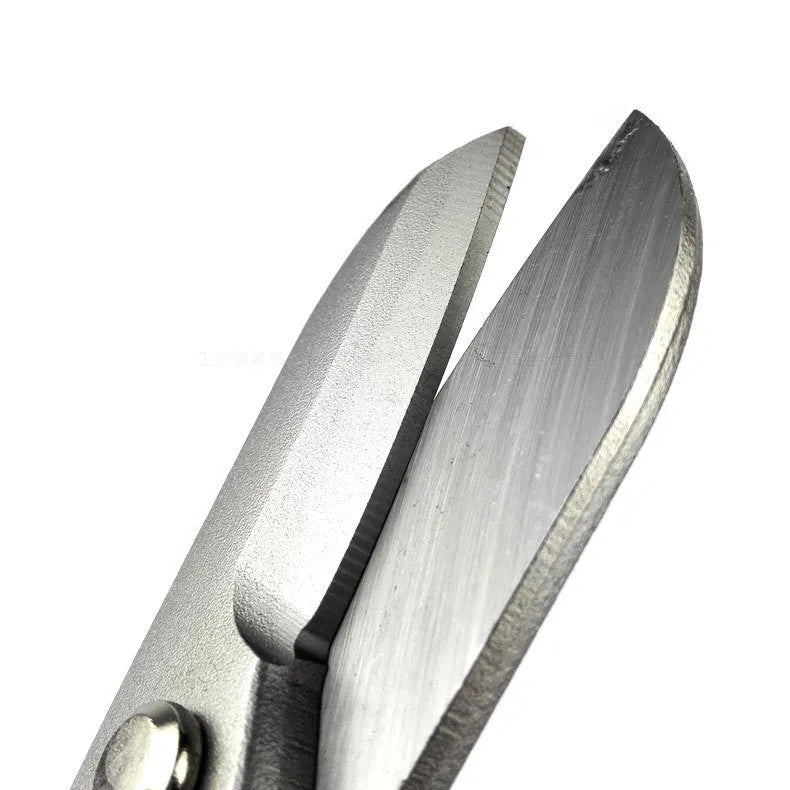 Yellow-handled barbed wire shears made of high carbon steel for cutting metal plate