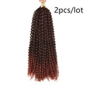 Passion twist crochet braids 18 inch high temperature wire synthetic hair extension spring twist style black colour