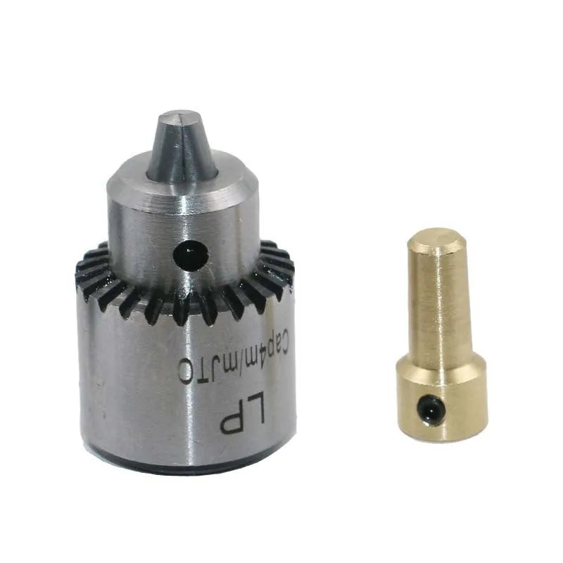 Four hard alloy drill chucks with sleeve attachments and 3.17mm tail holes for electric drills