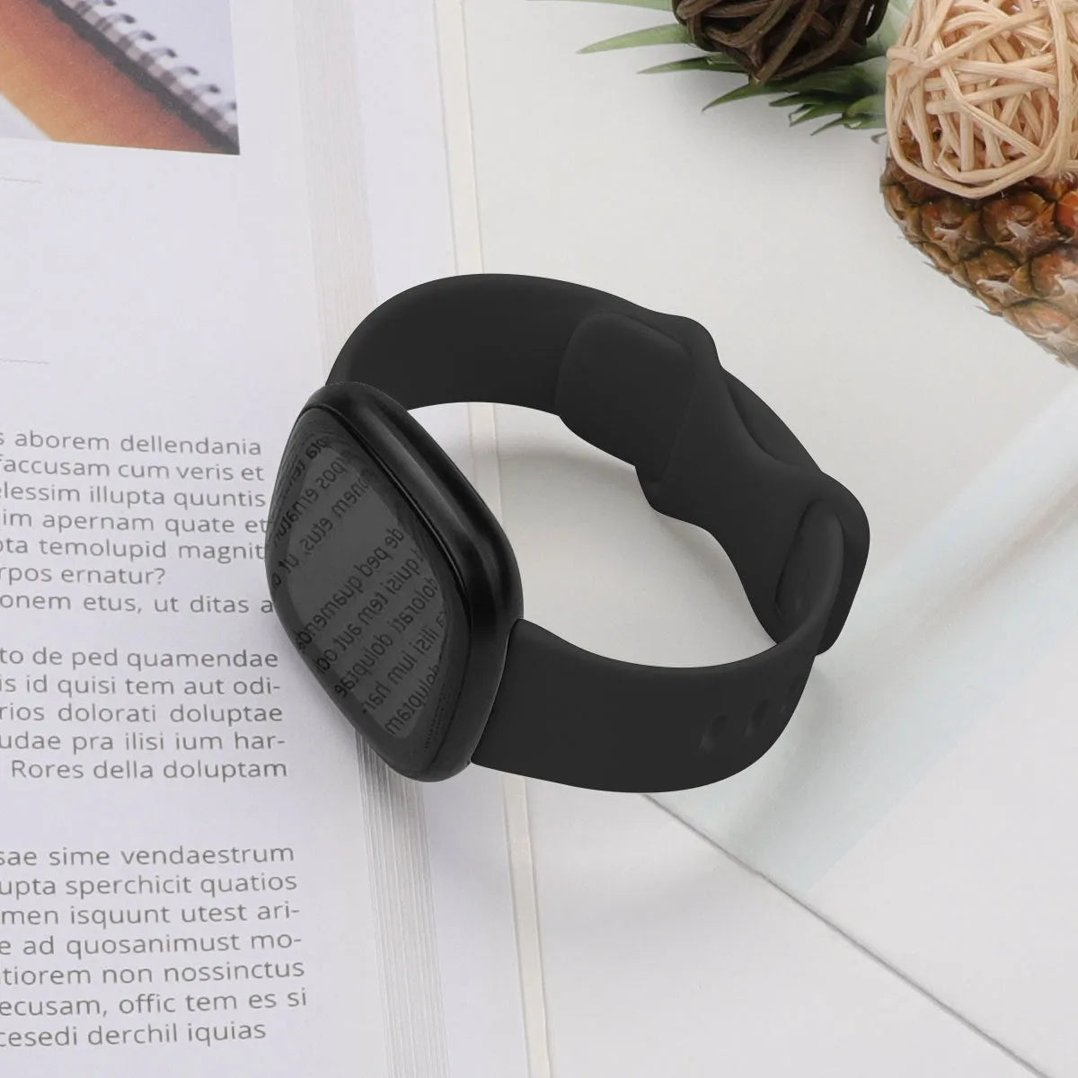 TPU silicone replacement strap for Versa 3 smartwatch in multiple colour options