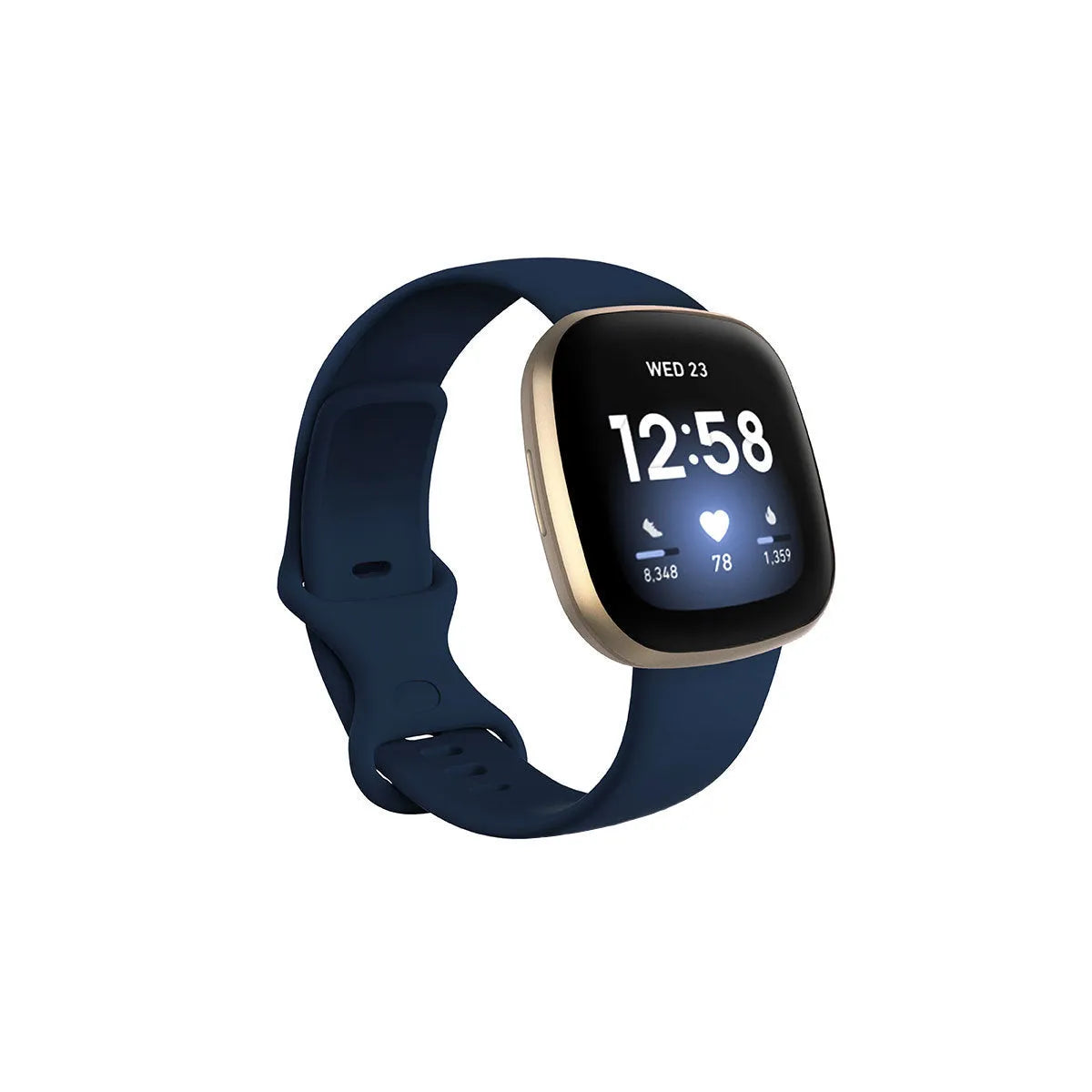 TPU silicone replacement strap for Versa 3 smartwatch in multiple colour options