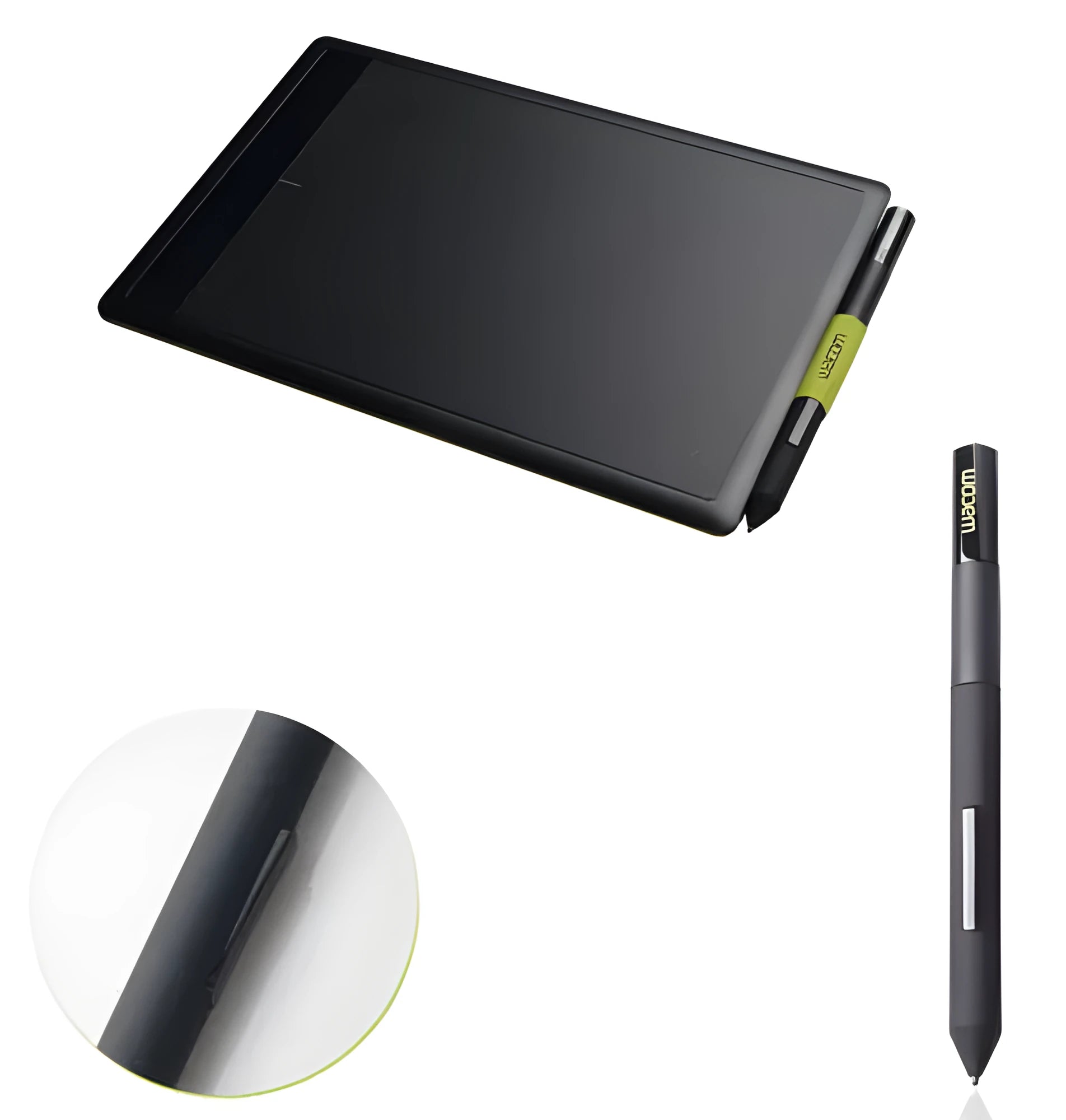 Black Wacom Intuos CTL471 CTL671 third generation replacement pen and holder for drawing tablets