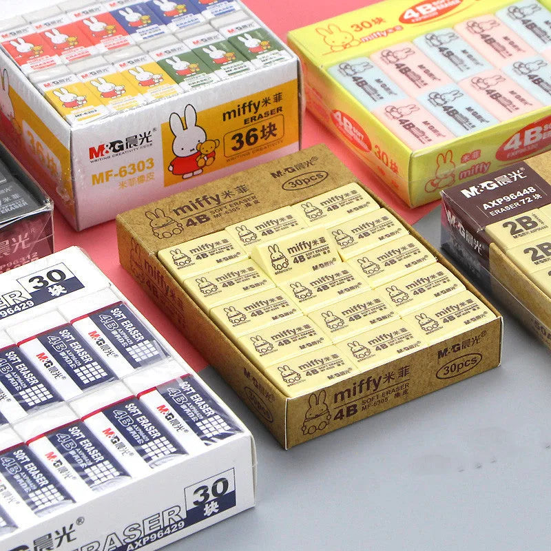 Small Chenguang eraser for student exams, colour soft clean rubber available in style options A to F