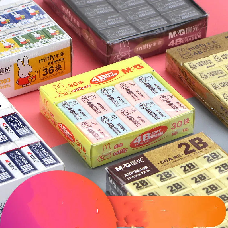 Small Chenguang eraser for student exams, colour soft clean rubber available in style options A to F