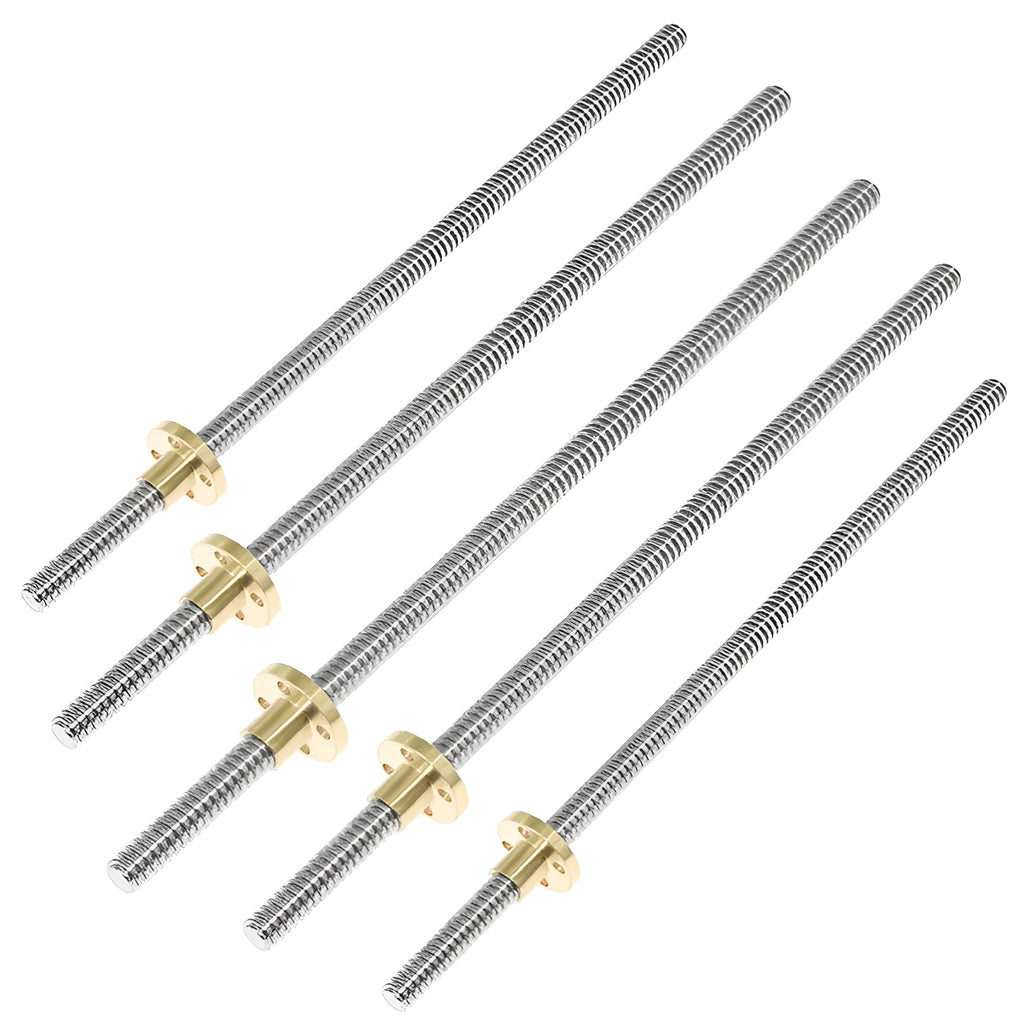 T-shaped trapezoid transmission screw rod over 100 mm with nut for 3D printer stepper motor drive