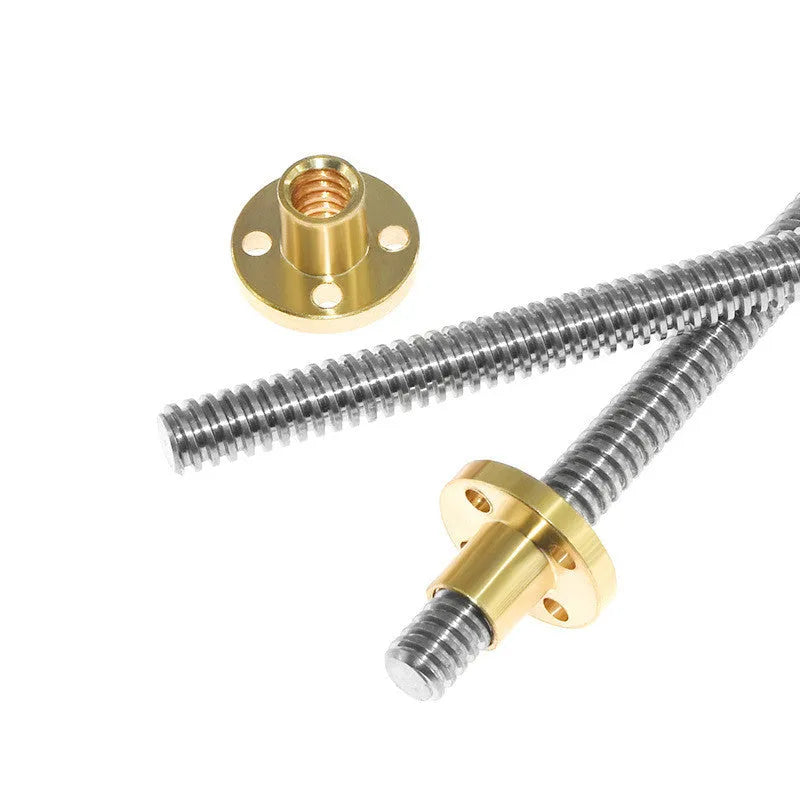 T-shaped trapezoid transmission screw rod over 100 mm with nut for 3D printer stepper motor drive