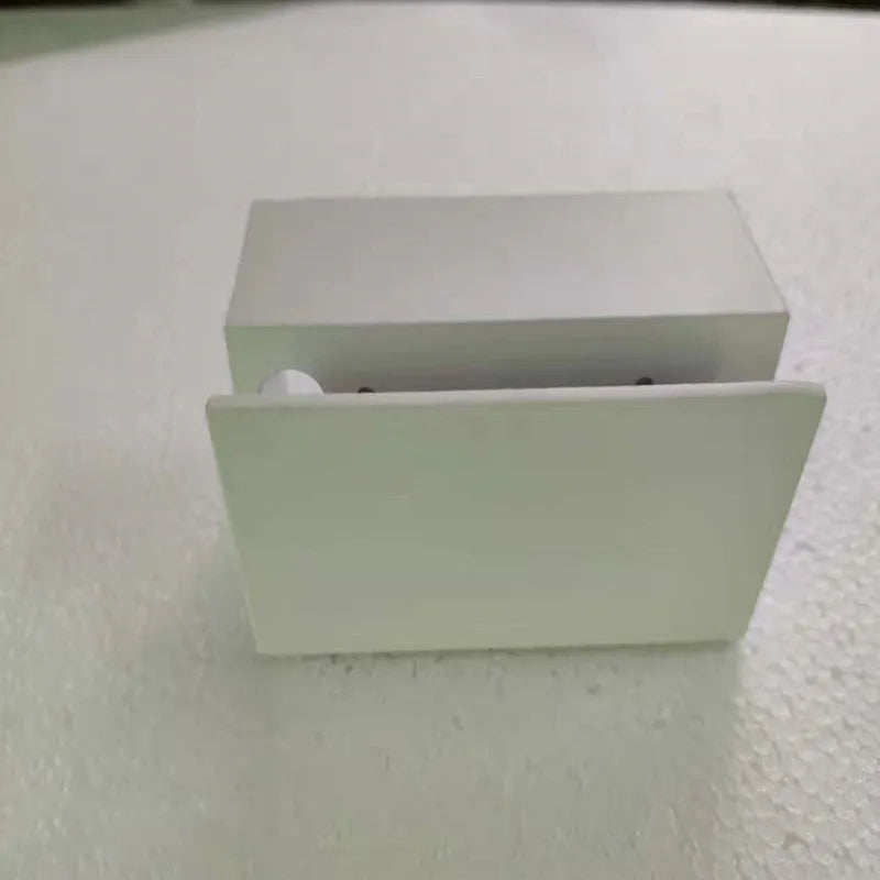 White acrylic wall light with push button switch for corridor or staircase, style A shown