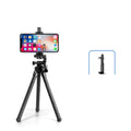 Octopus tripod phone holder with flexible rubber legs and large phone holder, compatible with iPhone.