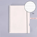 B5 coil grid notebook with PP cover and wire binding, super thick paper for classroom notes
