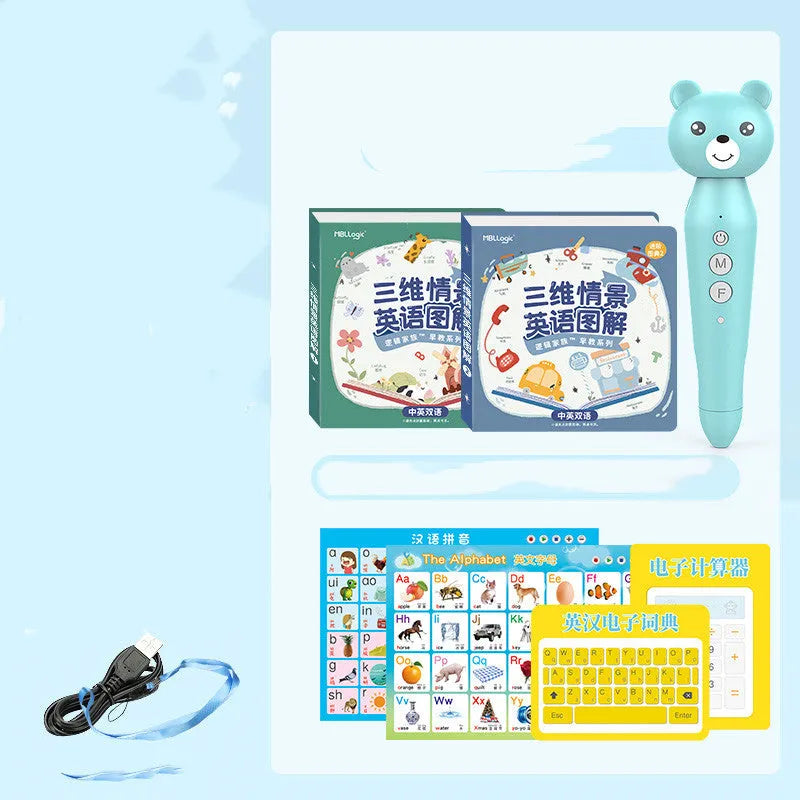 Little Oxford bilingual reading pen electronic educational device for children
