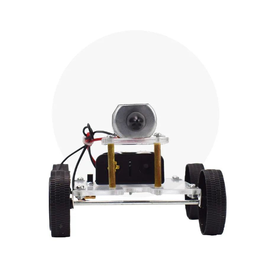 Wind car DIY electronic science experiment kit for children's physics education