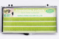 False eyelashes for eyelash planting, imported fibre, 6mm 8mm 10mm 12mm lengths, boxed set