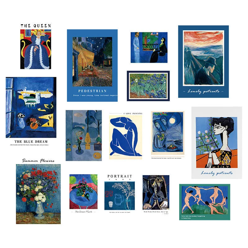 Nordic literary style wall mural showing scenic design options for bedroom decoration