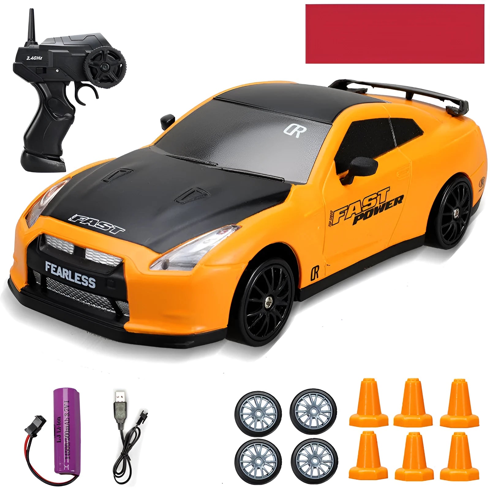 Huangbo 4WD remote control drift car in multiple colour and graffiti design options.