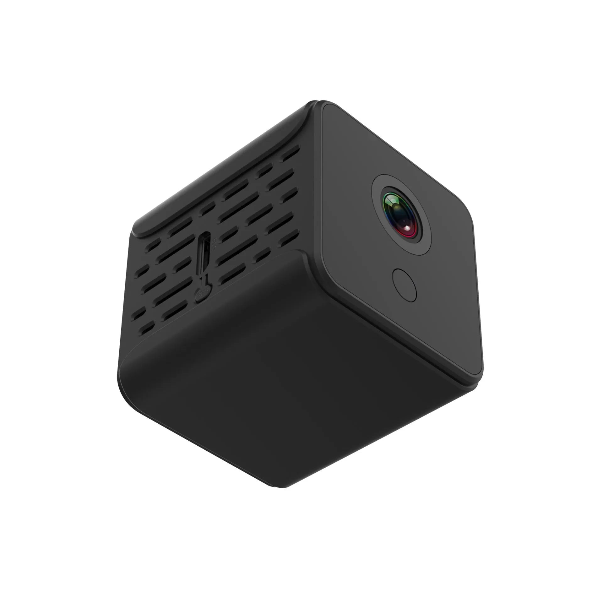 Wireless 4G remote surveillance camera, Ultra HD 1080P, CMOS sensor, 8mm lens, black hemisphere housing