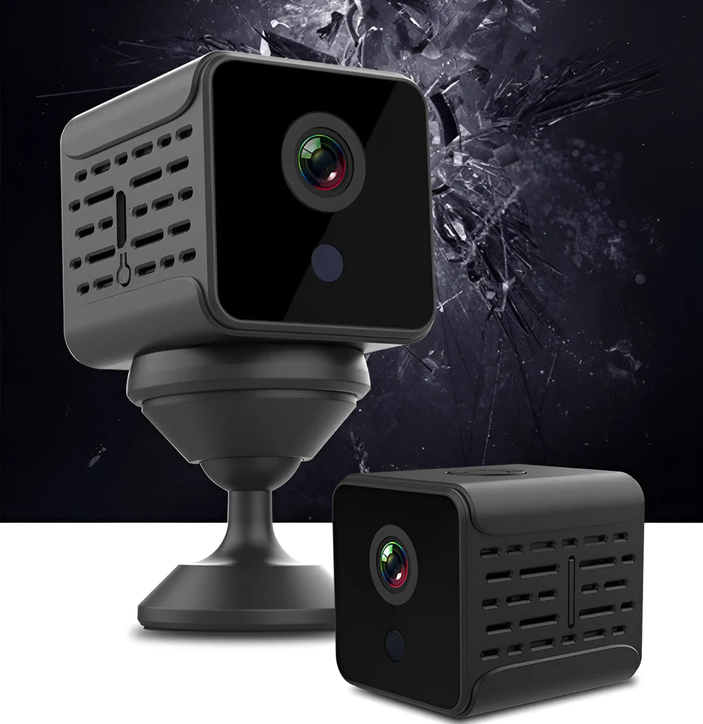 Wireless 4G remote surveillance camera, Ultra HD 1080P, CMOS sensor, 8mm lens, black hemisphere housing