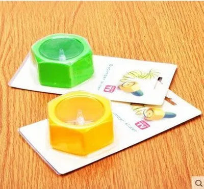 Yellow and green ABS plastic spiral vegetable cutter with 8cm diameter for kitchen use