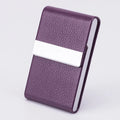 Business fashion stainless steel thick cigarette case in woven black with anti-pressure sticker and gift box packaging