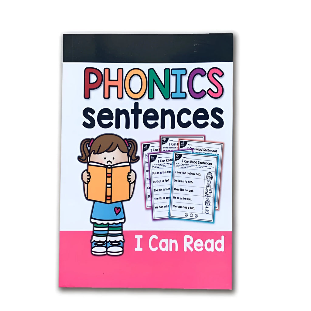 Children's English phonics worksheet measuring 21cm by 14cm for ages 6 plus