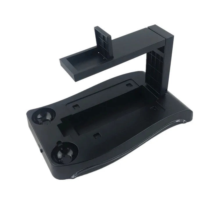 Black PS4 VR controller charging dock showing PlayStation VR gamepad placement