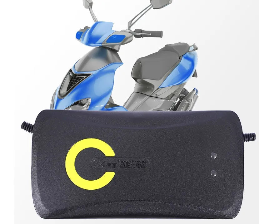 Black alloy shell 72V 20Ah electric car charger with automatic power-off function