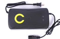 Black alloy shell 72V 20Ah electric car charger with automatic power-off function