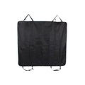 Black waterproof pet car mat measuring 23x15x4cm for five-seater vehicles