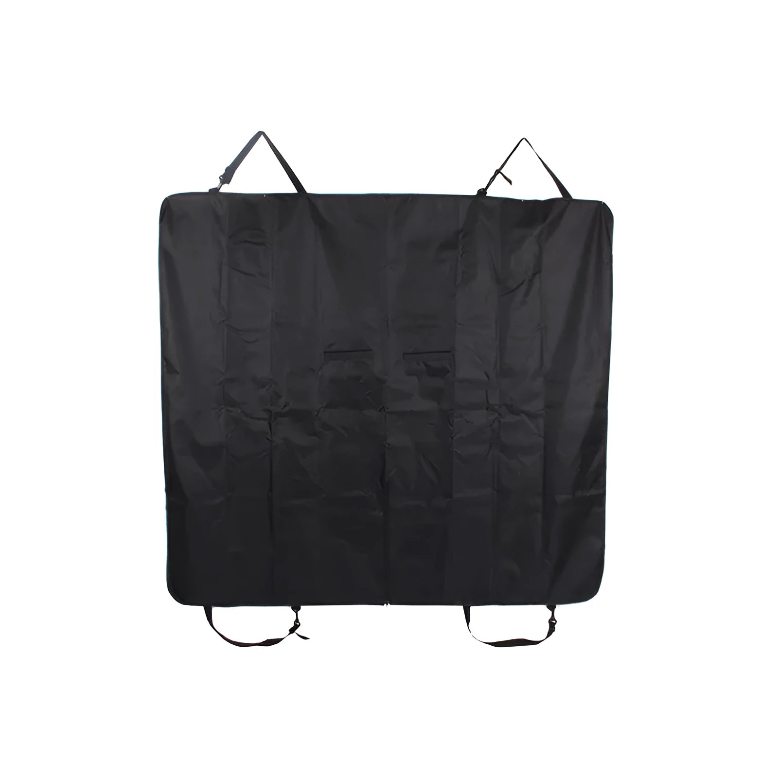Black waterproof pet car mat measuring 23x15x4cm for five-seater vehicles