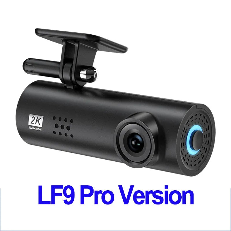 Compact black lipstick machine dash cam model LF9 PRO for car windscreen mounting