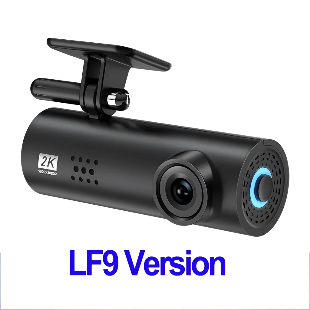 Compact black lipstick machine dash cam model LF9 PRO for car windscreen mounting
