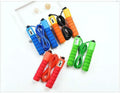 Adult sports skipping rope with digital counter display and sponge-covered handles