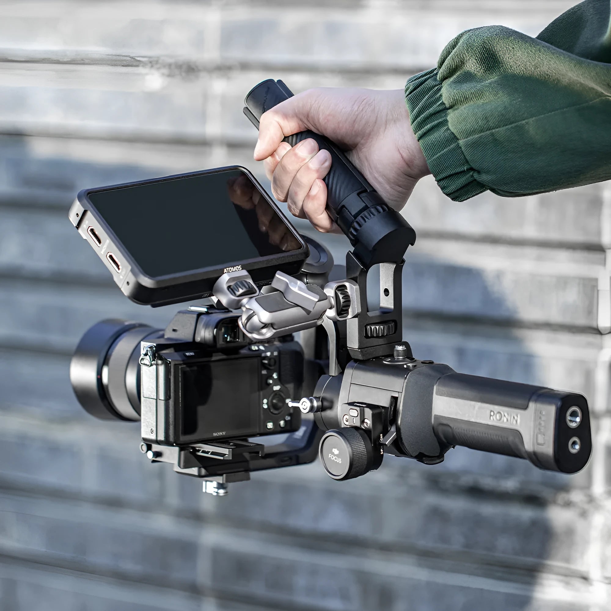 PGYTECH aluminium alloy tripod mount adapter for DJI Ronin-S and SC camera gimbals.