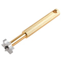 Hexagonal alloy cleaning tool in black, blue, gold, red, and silver colours for dry cleaning and repair