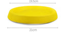 Bright yellow EVA dog throwing toy weighing 70 grams for training and interactive play