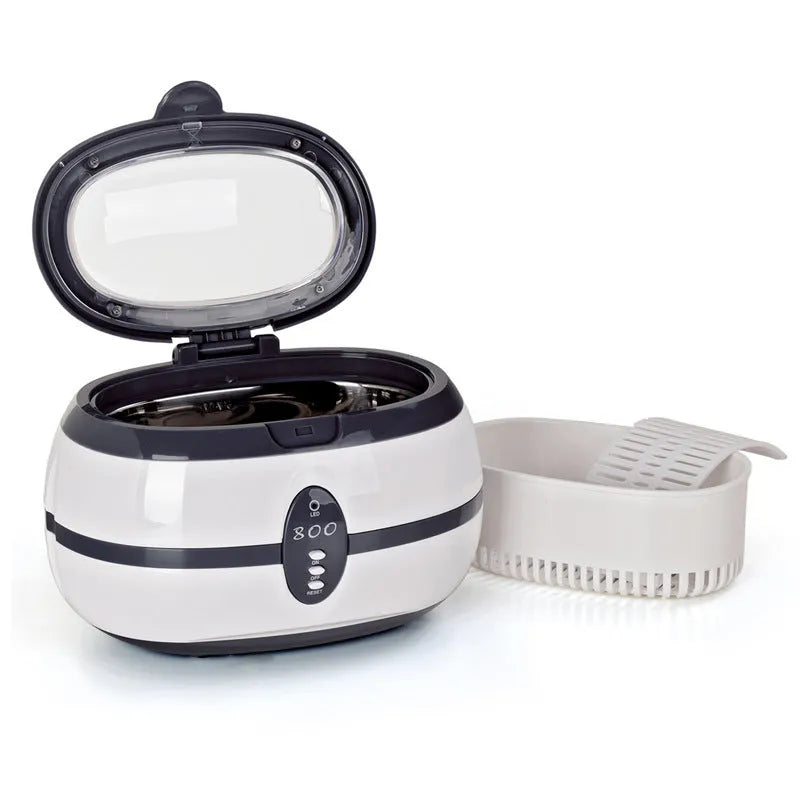 35W ultrasonic glasses and jewellery cleaning machine with stainless steel chamber