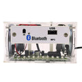 Bluetooth speaker DIY kit with electronic components and transparent shell for assembly projects