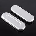 Rectangular frosted tinplate cosmetic box for pen and pencil storage